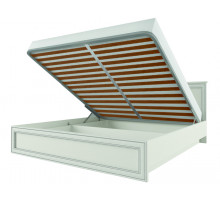 Двуспальная кровать Тиффани 140 крем вудлайн с подъемным механизмом