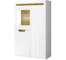 Шкаф с витриной Torino 1V2D P  Шкаф с витриной Torino 1V2D P