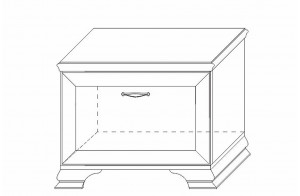 Тумба для обуви 600 Сиена (Бодега белый)