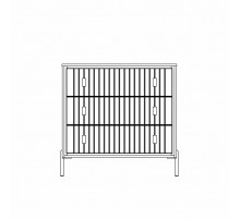 Бельевой комод для спальни Люксор МН-042-12