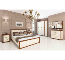 Бельевой комод для спальни Марсель МН-126-06 (крем, кантри)