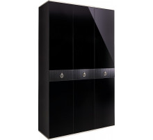 Трехстворчатый шкаф для одежды  Rimini Solo РМШ2/3 (s) (черный) Трехстворчатый шкаф для одежды  Rimini Solo РМШ2/3 (s) (черный)